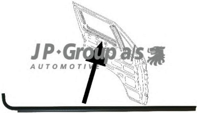 JP GROUP 8186001270 -  Прокладка, боковое стекло